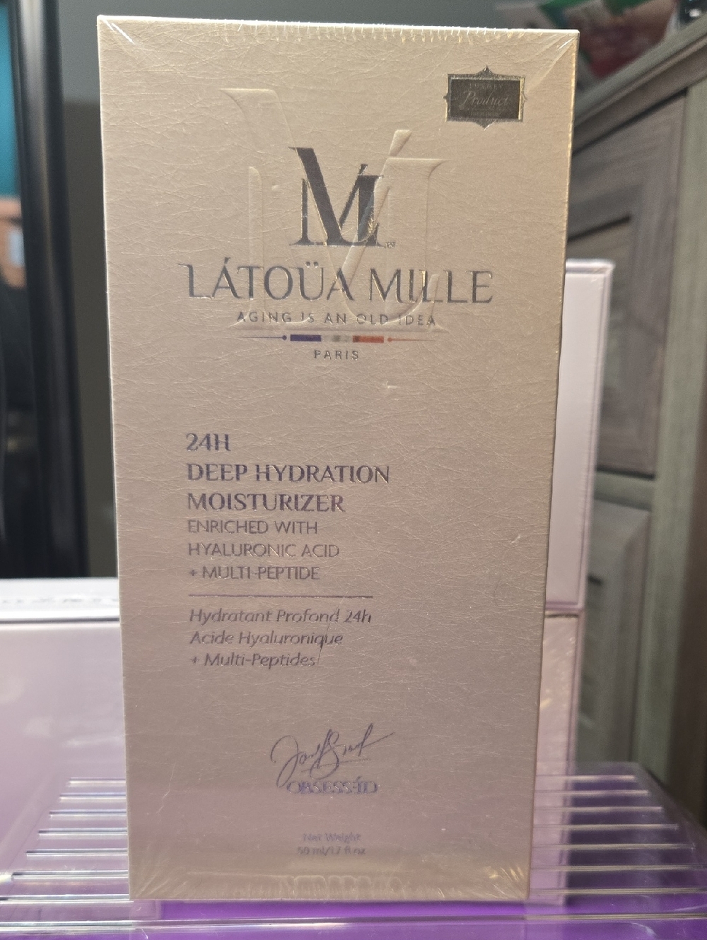 L'ATOUA MILLE 24H Deep Hydration Moisturizer Champagne Beige SEALED